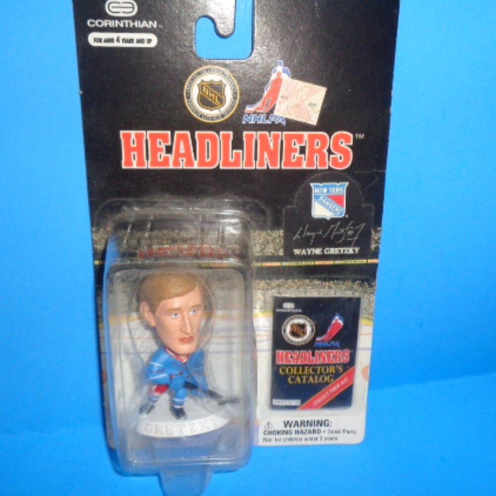 Wayne Gretzky, NHL Headliners 3" Figure By Corinthian 1997 Sealed